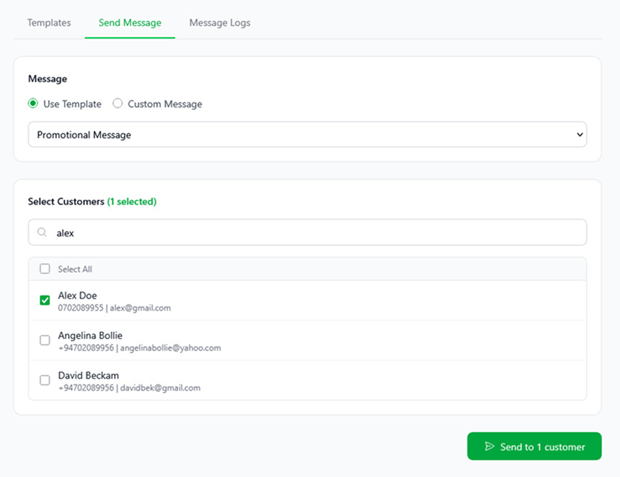 SMS & WhatsApp Automation